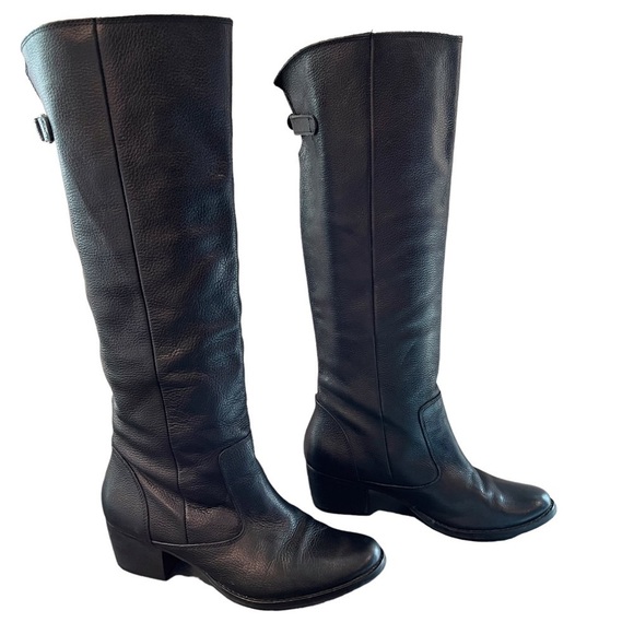 Matisse sz 8 RIO Grande black leather tall heeled riding western boots - Picture 2 of 16